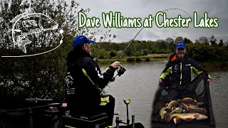 Dave Williams fishing Chester Lakes Eccleston pond [upl. by Procter669]