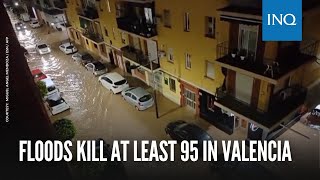 Floods kill at least 95 in Valencia [upl. by Dell]