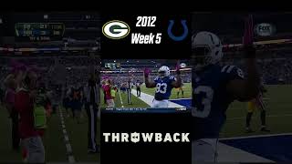 Rookie Luck Takes Down Rodgers Packers vs Colts 2012 Week 5 [upl. by Etteiluj]