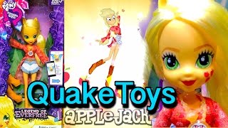 New My Little Pony Equestria Girls Legend of Everfree Applejack Boho Zapcode QuakeToys [upl. by Rachelle212]