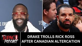 RICK ROSS CREW JUMPED IN CANADA DRAKE REACTS [upl. by Htes141]