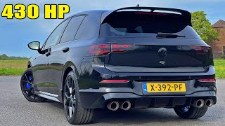 430HP VW GOLF R MK8  REVIEW on AUTOBAHN [upl. by Kurtzman]