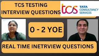 TCS Testing Interview Questions  TCS Testing Interview QampA [upl. by Amberly231]