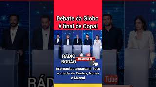 DEBATE DA GLOBO internautas aguardam tudo ou nada de Boulos Nunes e Marçal [upl. by Etaner924]