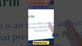 Heparin heparin bloodphysiology mbbs dentist nursing [upl. by Leund431]