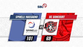 Spinelli Massagno vs BC Boncourt  Game Highlights [upl. by Streeter]