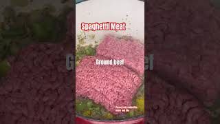 Dinner Ideas Spaghetti Meat food cooking shorts recipe dinner dinnerideas [upl. by Hafeetal]