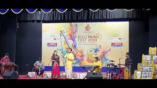 bantureethi kolu by Spoorthi Rao and Sai Vignesh in holi music fest [upl. by Shimkus903]