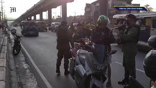 WATCH CaintaAntipolo checkpoint [upl. by Eillehs]