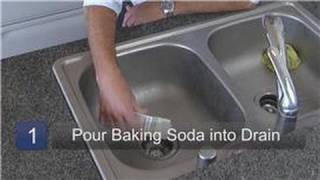 Kitchen Appliance Cleaning  How to Use Baking Soda as a Drain Cleaner [upl. by Oznecniv]