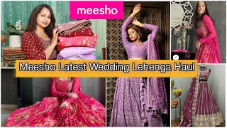 Meesho Designer Wedding Lehenga Haul  Ranjana R [upl. by Lorine]