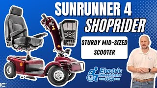 Shoprider Sunrunner 4 Mobility Scooter  888B4 2024 [upl. by Ecertak]