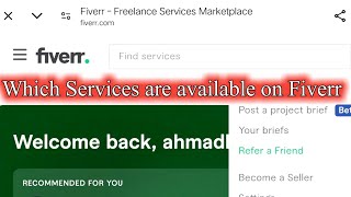 Fiverr Services Information  Services on Fiverr [upl. by Winslow760]