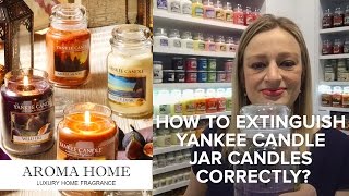 How to extinguish Yankee Candle Jar Candles correctly [upl. by Kannan]