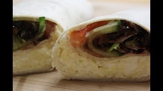 Cheese Ploughmans Wrap Recipe [upl. by Burgwell]