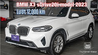 BMW X3 sDrive20i model 23 màu trắng nt nâu lướt 12000 km [upl. by Pomeroy]