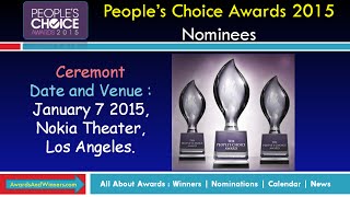 Peoples Choice Awards 2015  Full List of Nominees in Movies Category [upl. by Amias254]