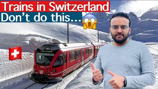 Top 10 tips to use trains in Switzerland like a pro save [upl. by Aihsemaj]