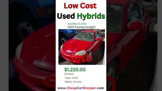 CHEAP Low Cost Used Hybrids Auctions ebaymotors automobile [upl. by Teodoro]