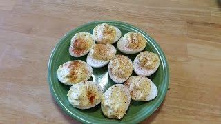 How to make creamy Deviled Eggs Homemade [upl. by Esihcoc473]