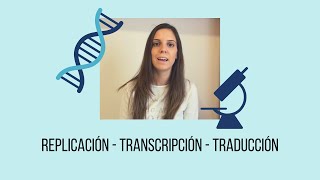 Replicación transcripción y traducción Genética molecular 4° ESO [upl. by Seabury]