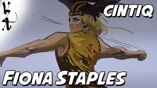 Fiona Staples  Cintiq 22HD Pen Display Demo [upl. by Basil]