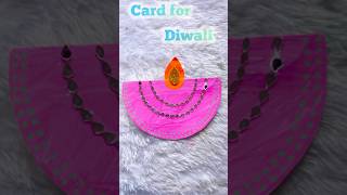 Easy Diwali card for school competition shorts youtubeshorts crafts kids [upl. by Aihsoem]