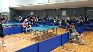 2024 south pennants table tennis Richard Fu vs Nadar Ammer set 1 [upl. by Sardse]