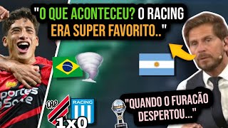 IMPRENSA ARGENTINA FICOU SEM ENTENDER REPERCUSSÃO VITÓRIA DO ATHLETICO PARANAENSE CONTRA O RACING [upl. by Anam]