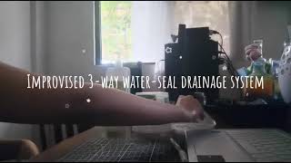 Improvised 3 Way Water Seal Drainage System [upl. by Thordis]