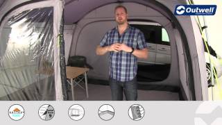 Outwell Country Road driveaway awning  2016  Innovative Family Camping [upl. by Nylaf]