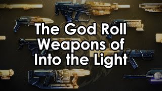 The God roll weapons of Into the Light Recluse Mountaintop Hammerhead amp More [upl. by Silas]