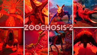 Growing Of Zoochosis 2 Full Game  The Jumpscares amp Boss Parasite Destroyed by force The zookeeper 2 [upl. by Carlota]