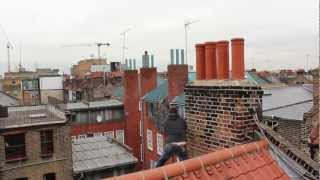 Clearview wood stove amp chimney liner installation London E1 [upl. by Aicilla546]