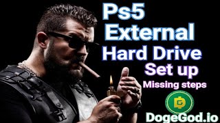 Ps5 not recognizing External Hard drive  Format and setup hdd to work on Playstation 5 [upl. by Aiykan13]