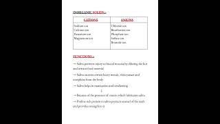 Functions of saliva notes physiology medicalconcepts28 [upl. by Kissiah603]