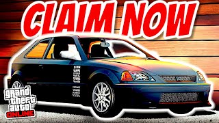 Gta 5 Online How to Claim FREE Car Dinka Blista Kanjo [upl. by Laehcym129]