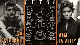 WFM Fatality vs GM Andrey Esipenko Simultaneous chess [upl. by Notnert59]