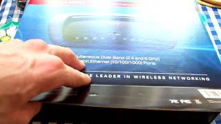 Cisco Linksys E3000 Dual Band N Router Unboxing [upl. by Hasty]