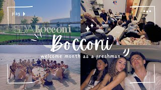 Bocconi University Welcome Week actually month Freshmen life in Milan Italy [upl. by Rekcut]