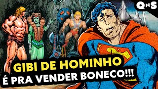 HEMAN ANTES DA FAMA CONTRA SUPERMAN A indústria de brinquedos e os superheróis [upl. by Adnical]