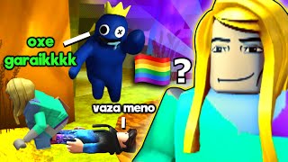 BIXO AZUL ESTRANHO  Rainbow Friends da Zueira [upl. by Aerdnad]