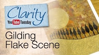 Stamping How To  Gilding Flake Scene [upl. by Torry]