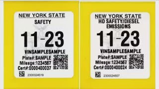 DMV Debuts New Inspection Stickers [upl. by Yecies748]