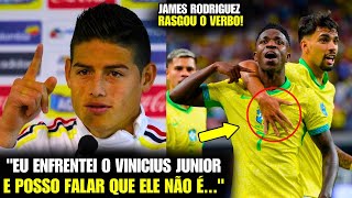 🚨 NOSSA Olha a DECLARAÇÃO POLEMICA DO JAMES RODRIGUES SOBRE O VINICIUS JUNIOR HOJE [upl. by Nowujalo]