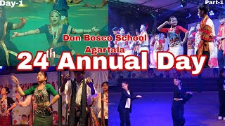 24th Annual Day  Don Bosco School Agartala 2024  Day1  Part1 [upl. by Ibocaj]