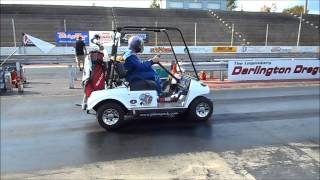 PQ Golf Cart sets World Speed Record  11876 mph [upl. by Aidne]