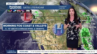 ABC 10News Pinpoint Weather with Meteorologist Megan Parry [upl. by Adav]