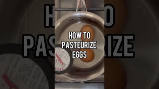 🥚 Avoid Salmonella by Pasteurizing Your Raw Eggs and this is HOW shorts [upl. by Aizan872]