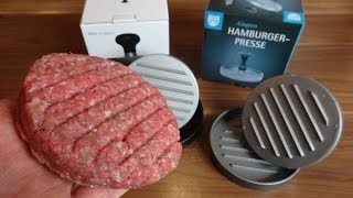 quotSAGAFORM amp GRÄWE HAMBURGERPRESSE IM VERGLEICHquot Welche macht besser Patties [upl. by Ahsihat]